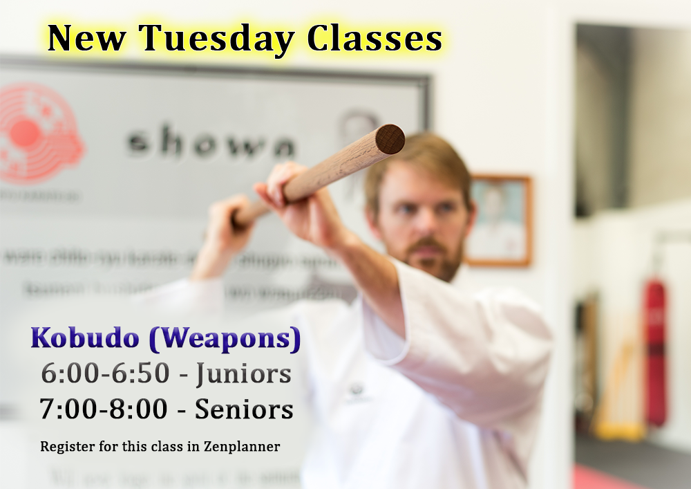 Read more about the article New Kobudo (Weapons) Classes