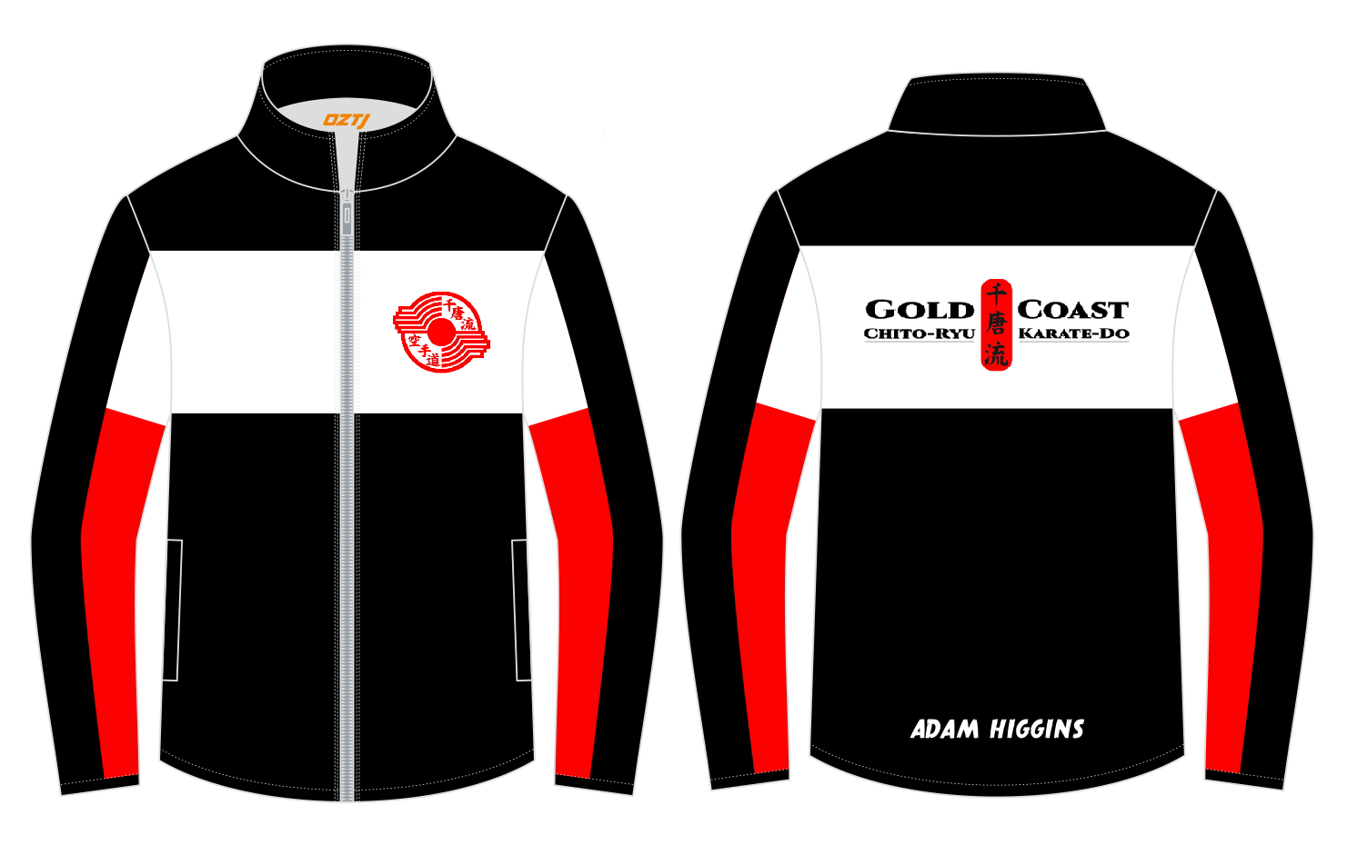 Gold Coast Chito-Ryu Karate Jacket - Image 2