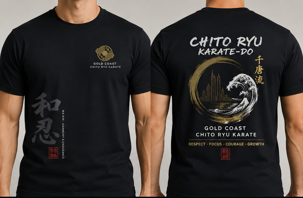 Gold Coast Chito-Ryu Karate T-Shirt (Adults)
